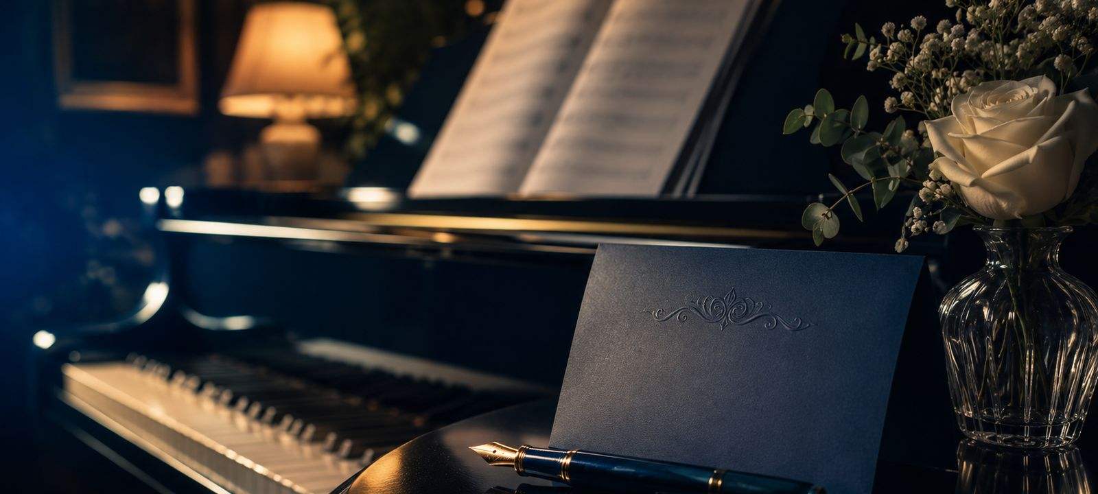 Piano studio setting representing student and family experiences at Concert Piano Studio